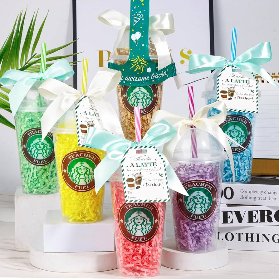 dZbGift Teacher gifts-teacher appreciation gifts in bulk,6packs teacher coffee gift card holder w... | Amazon (US)