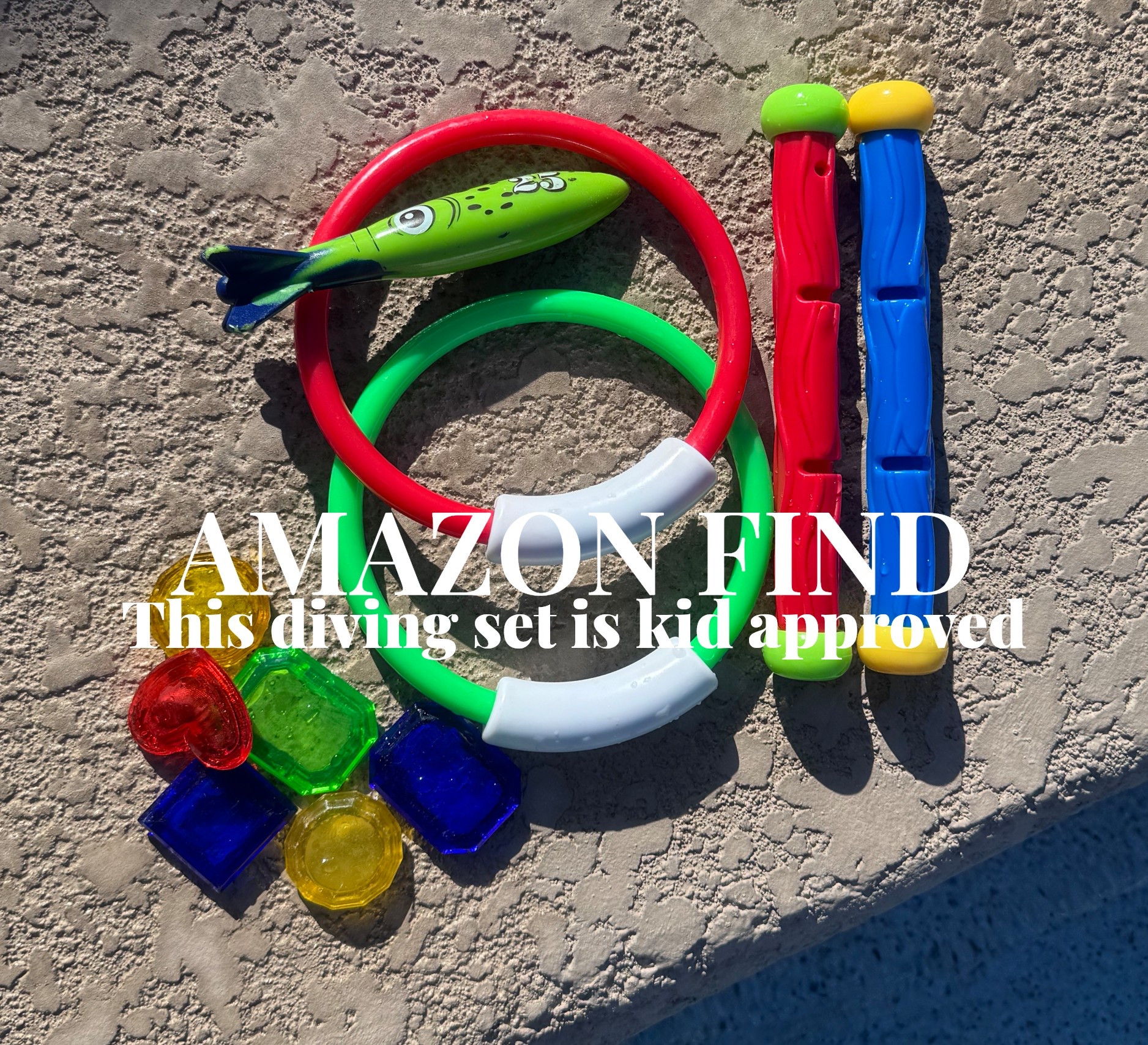 Kid approved diving set from #amazon #pooltoy #amazonfind #kids #gift #giftsforkids #summer #pooltoys #summertoys #pool #giftguide #presents #giftidea #pooltime

#LTKKids #LTKSeasonal #LTKSwim