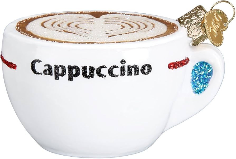 Old World Christmas Cappuccino Glass Blown Ornament for Christmas Tree | Amazon (US)