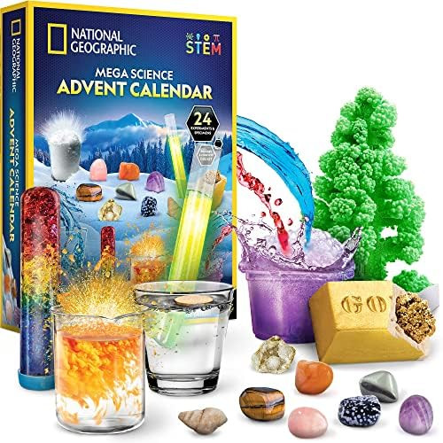 NATIONAL GEOGRAPHIC Science Advent Calendar 2022 - Kids Advent Calendar with 24 Science Experimen... | Amazon (US)
