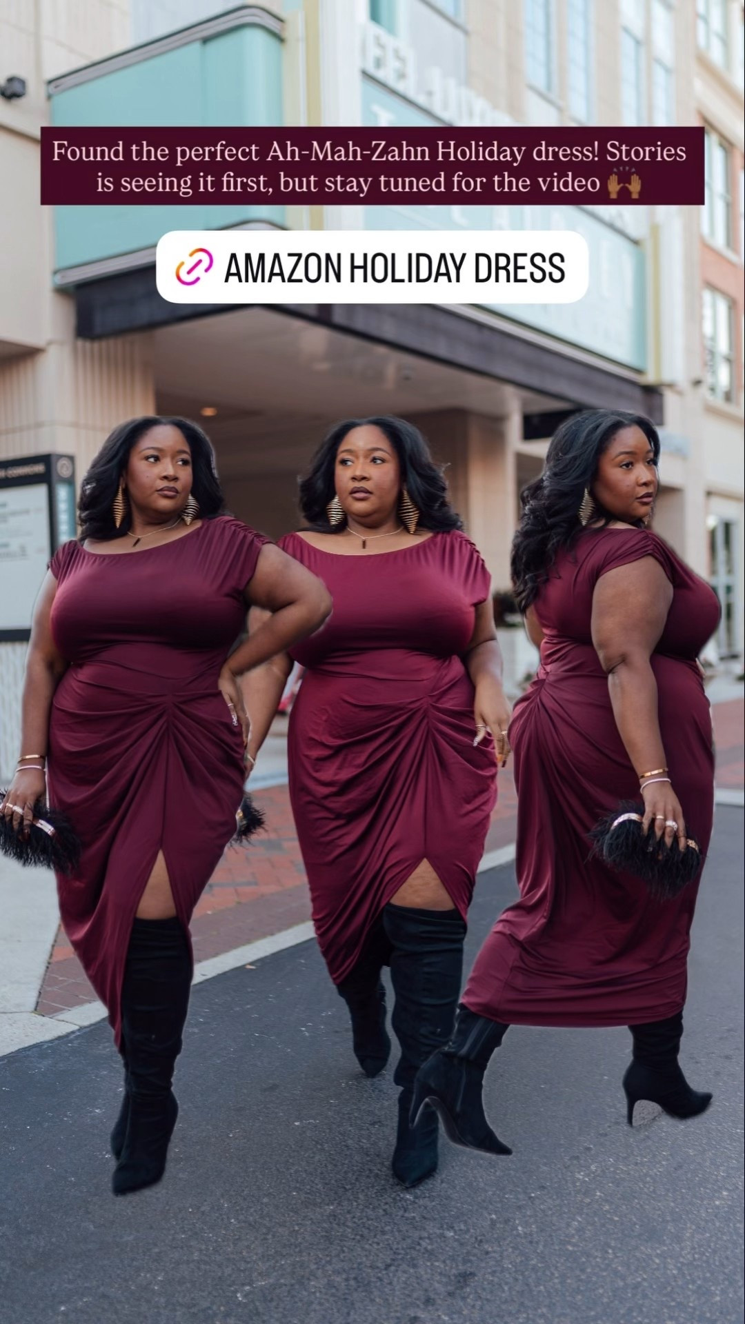 Amazon holiday dress! Under $40 and comes in 18 different colors & patterns!

I’m wearing a 3XL (size 22). The dress has a TON of stretch & goes up to a 4XL.

Plus size holiday dress. Amazon dresses. Christmas dress.
Women’s dress. Dress with side split. Dress with ruching.

#LTKPlusSize