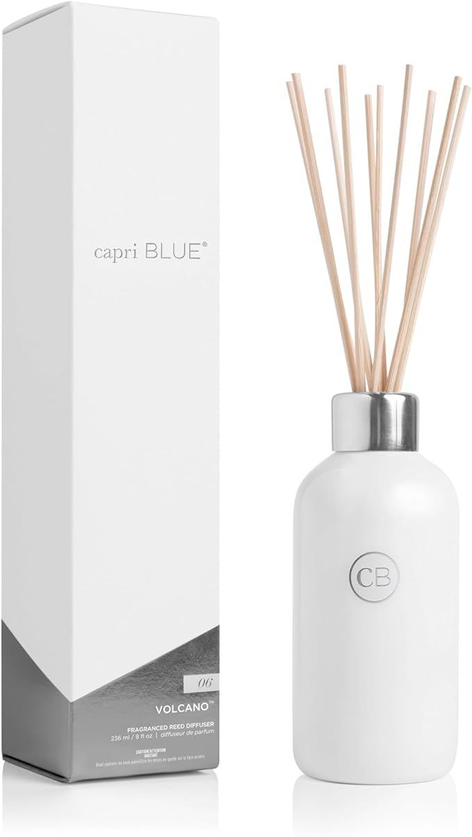Capri Blue Volcano Reed Diffuser Set - Comes with Reed Diffuser Sticks, Fragrance Oil, and Glass ... | Amazon (US)
