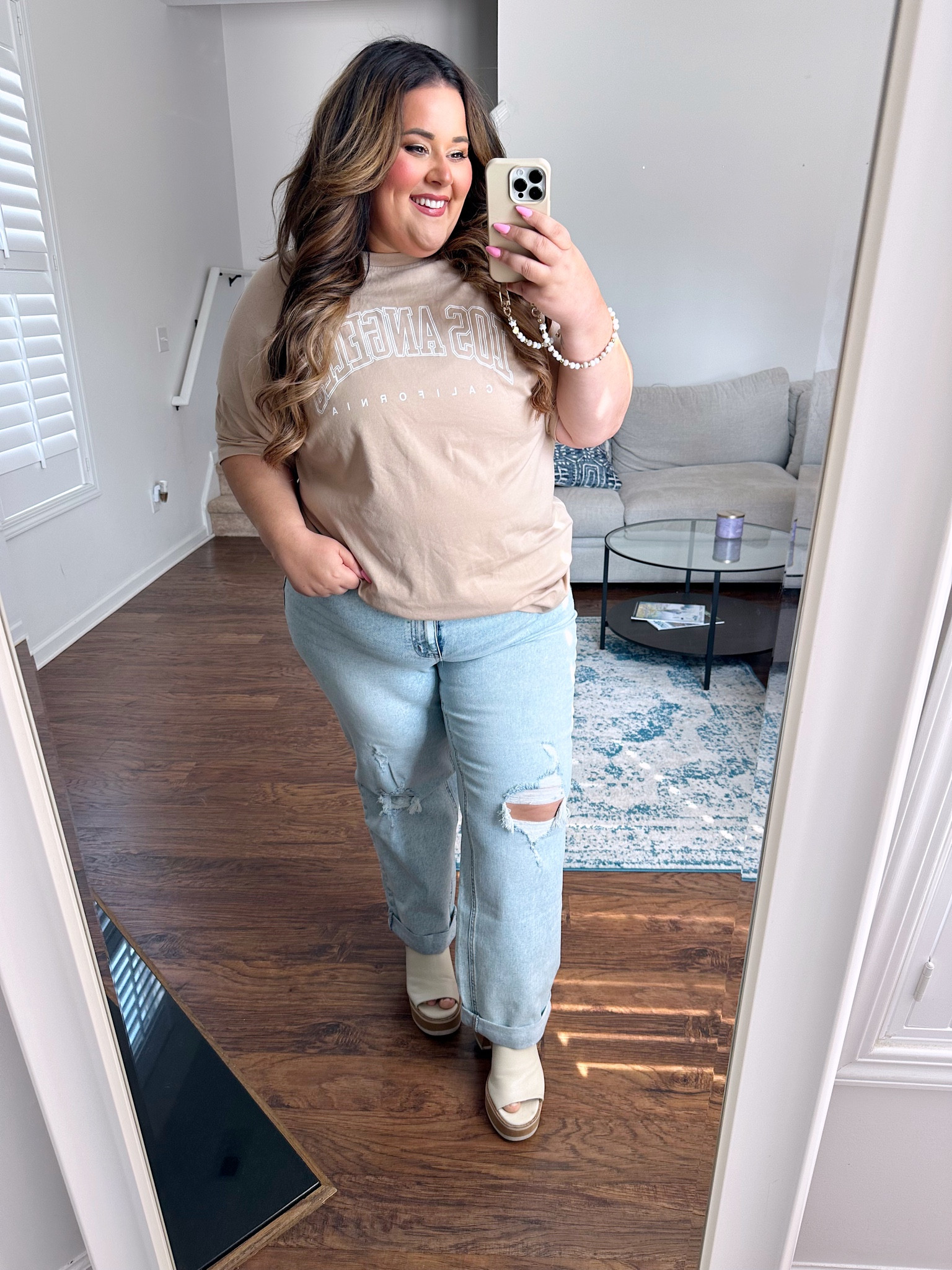Margot Destructed Girlfriend Jeans … curated on LTK