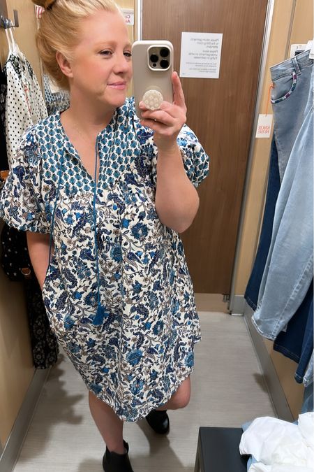 The cutest spring dress! Since down at least one size (I sized down two!)

#LTKunder50 #LTKstyletip #LTKSeasonal