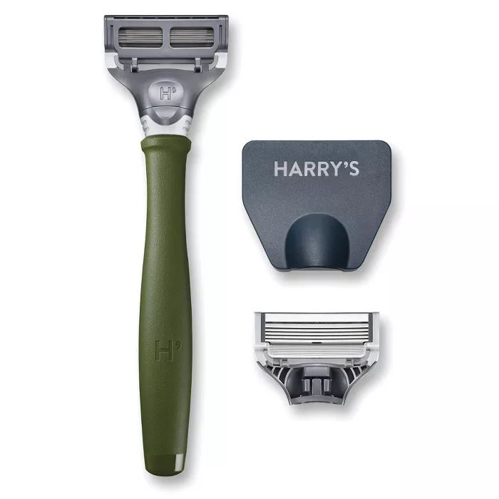 Harry's Men's Blade Razor with Cartridges Forest Green - 2ct | Target