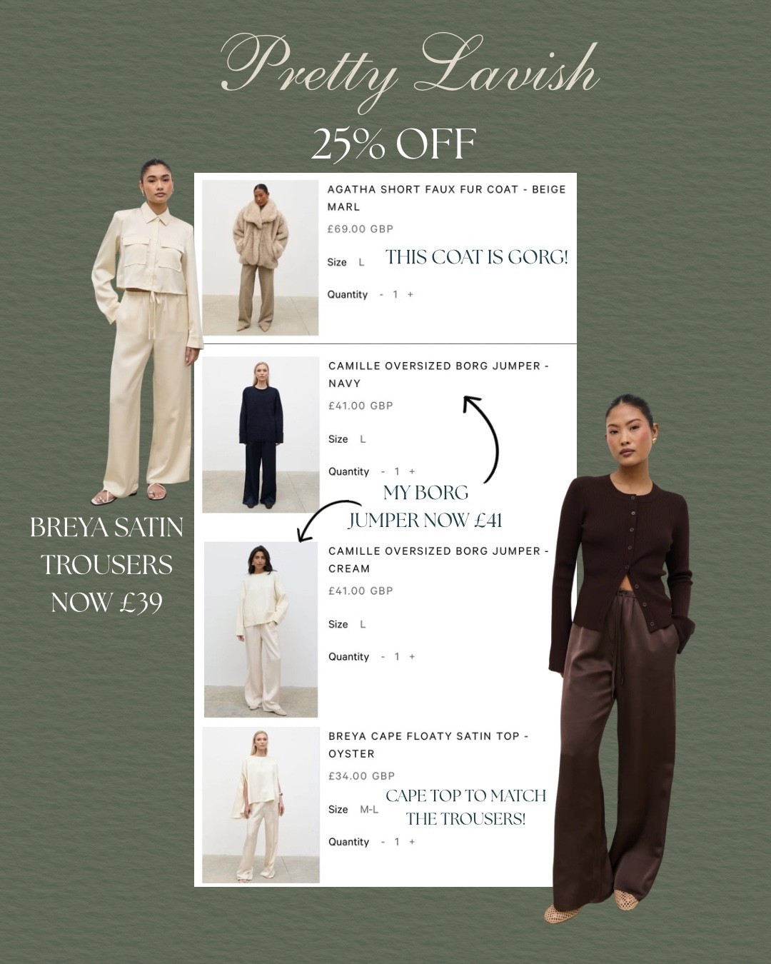 Pretty Lavish Favourites! I’ve ordered these as it’s 25% off ✨

#LTKwinter #LTKuk #LTKCyberWeek