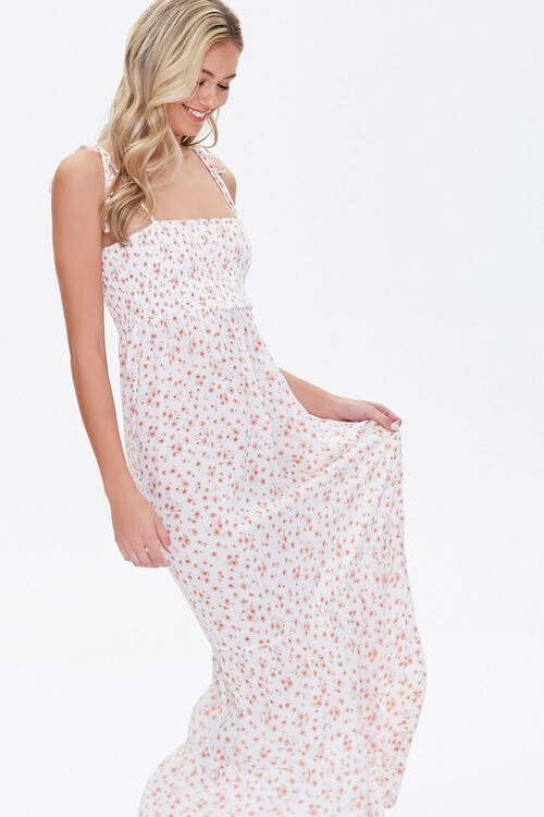 Floral Print Self-Tie Maxi Dress | Forever 21 (US)