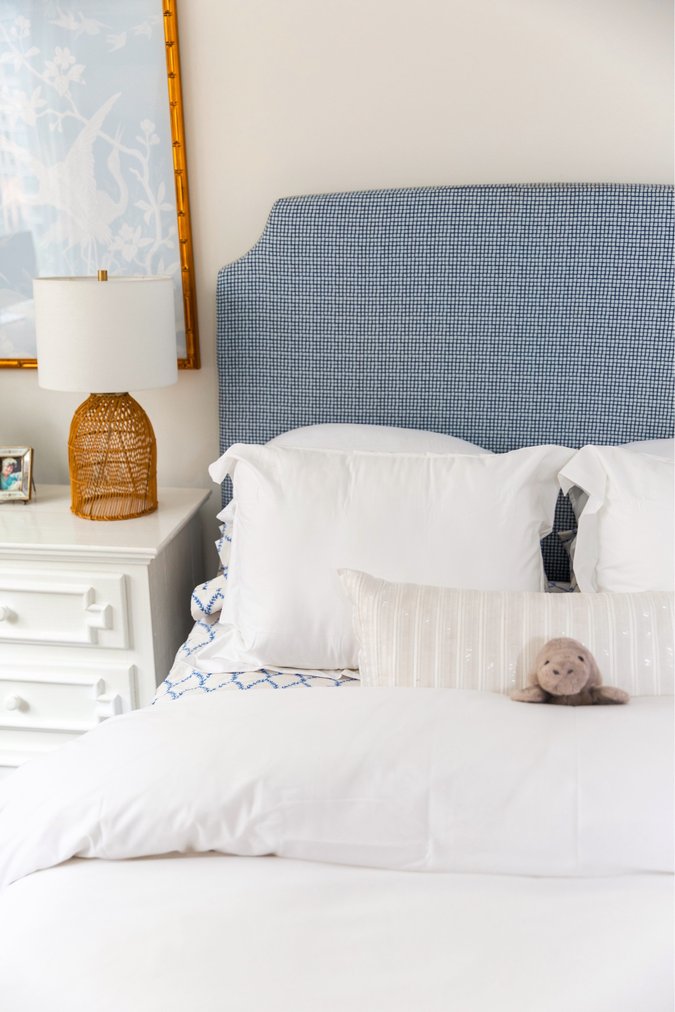 Our new sateen bedding that truly feels like hotel quality— it’s cool, crisp, and smooth to the touch!! 🤍 #bedding #hotelbedding #summerbed #sheets #headboard 

#LTKHome #LTKStyleTip #LTKSeasonal