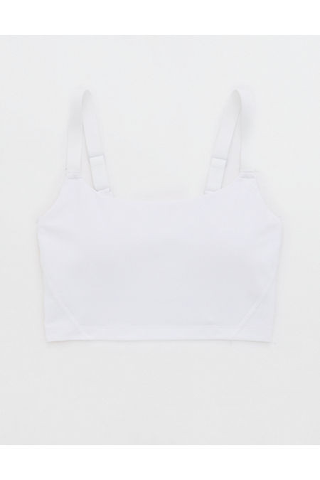 OFFLINE By Aerie The Hugger Longline Sports Bra Women's White XXS | Aerie