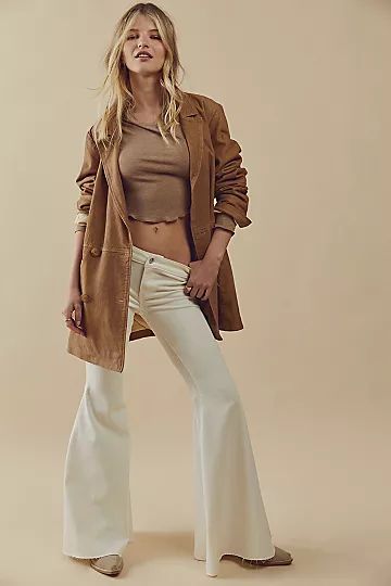 Just Float On Low-Rise Flare Jeans | Free People (Global - UK&FR Excluded)