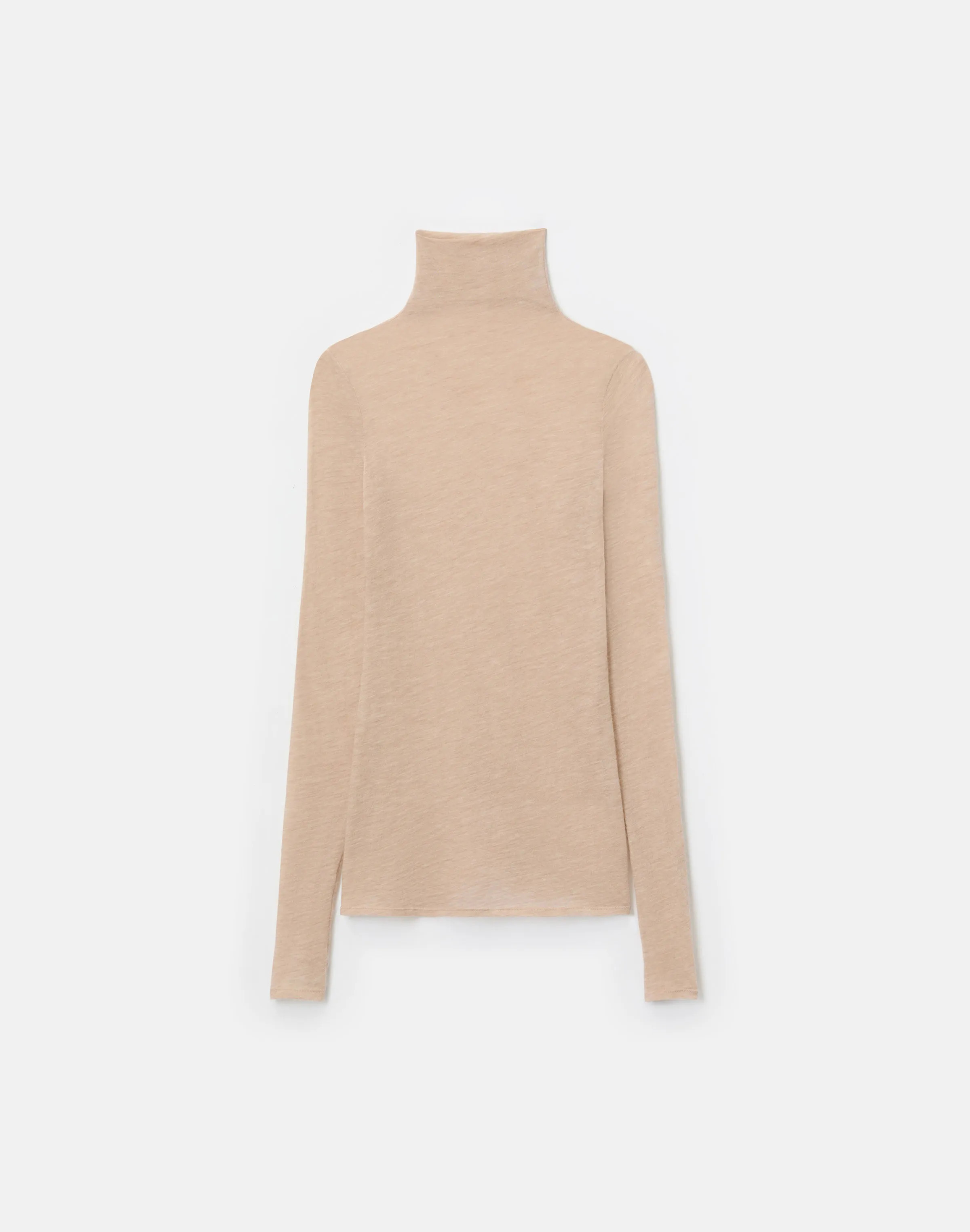 Cashmere Jersey Fitted Turtleneck Top | Lafayette 148 New York