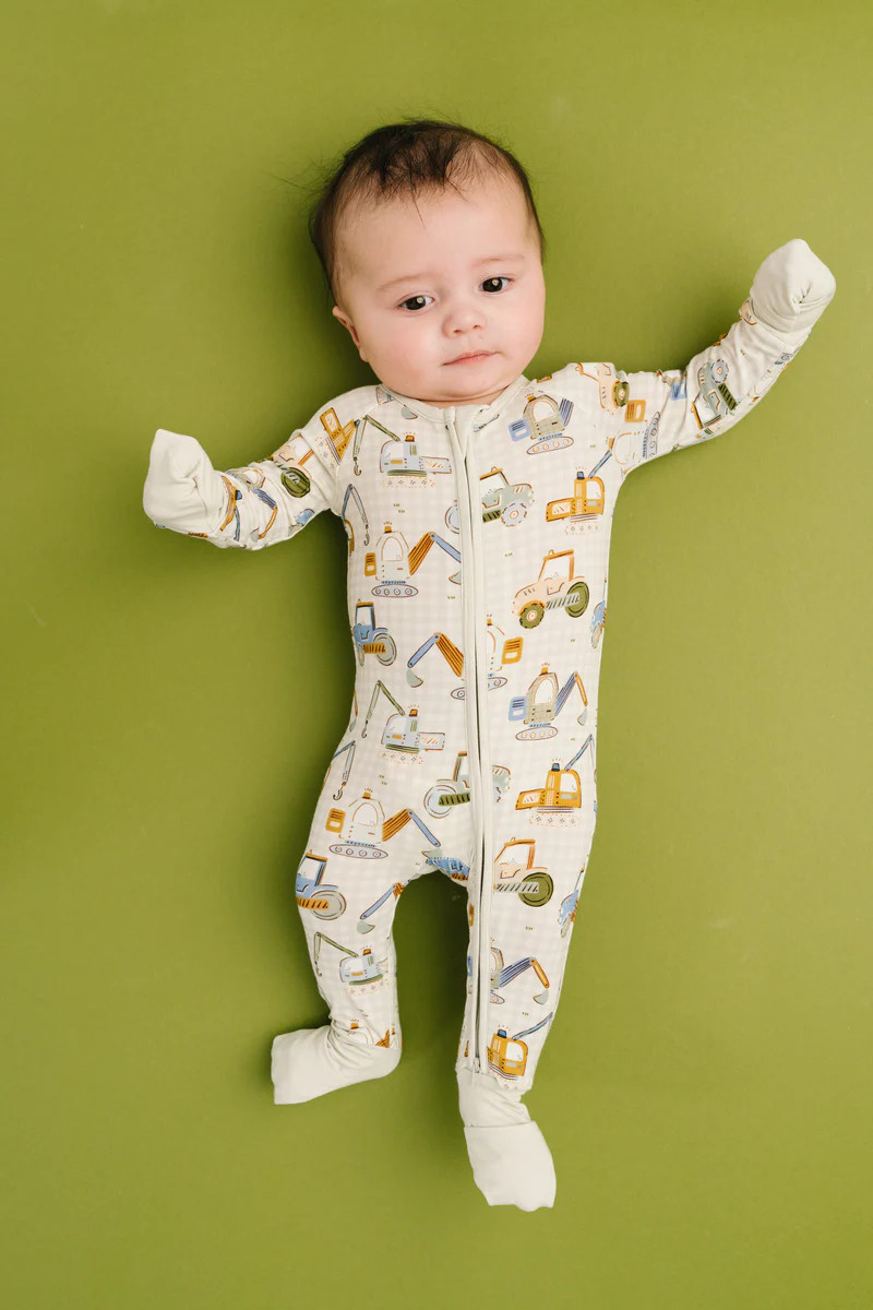 Construction Crew Bamboo Sleeper | Little One Shop Co