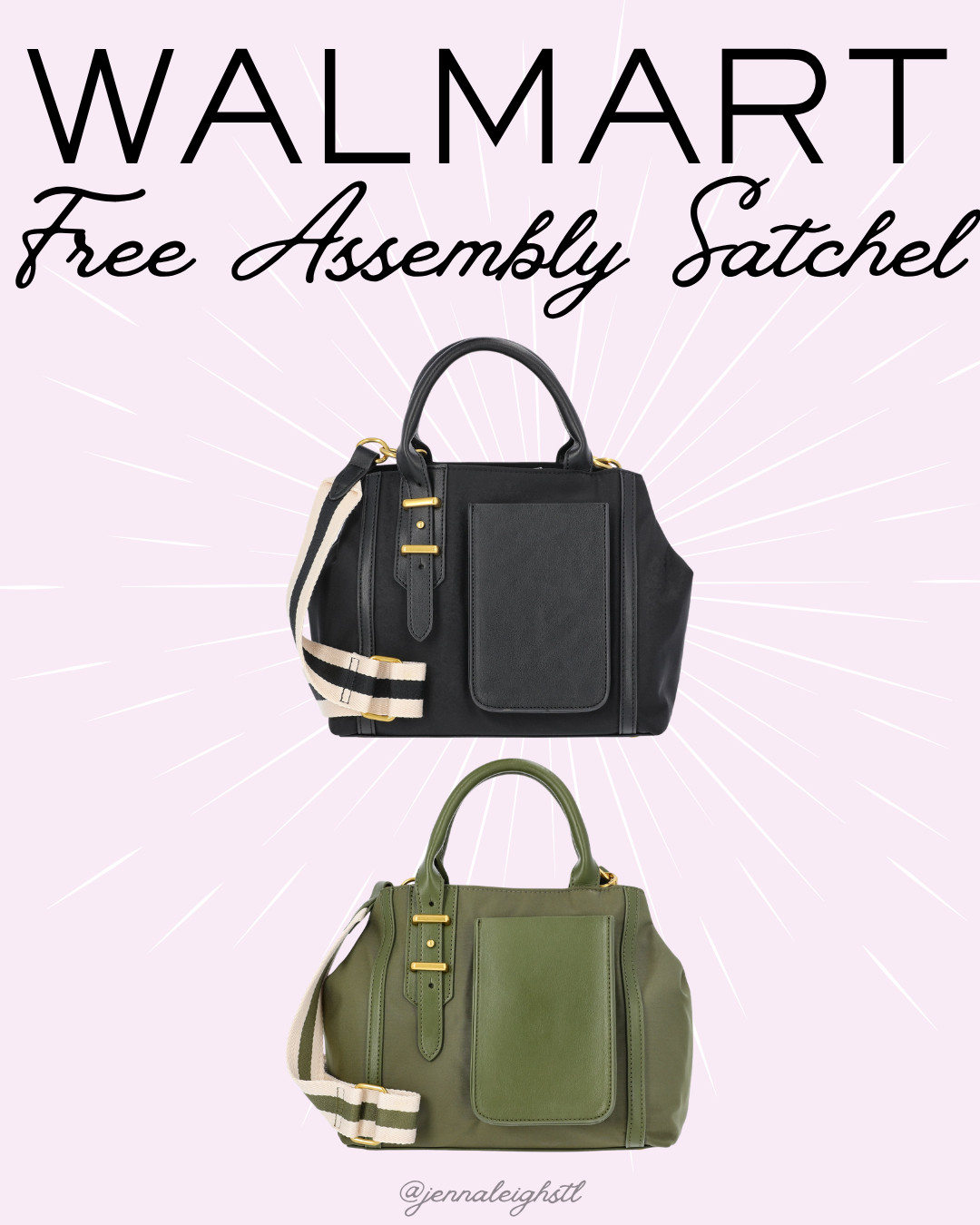 Walmart new find. This Free Assembly mixed media satchel looks so elevated and gives designer vibes without the high price tag. 

 #LTKootd #LTKMidsize #LTKWorkwear