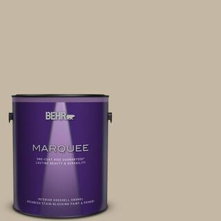 1 gal. #MQ2-51 Pasha Brown One-Coat Hide Eggshell Enamel Interior Paint & Primer | The Home Depot