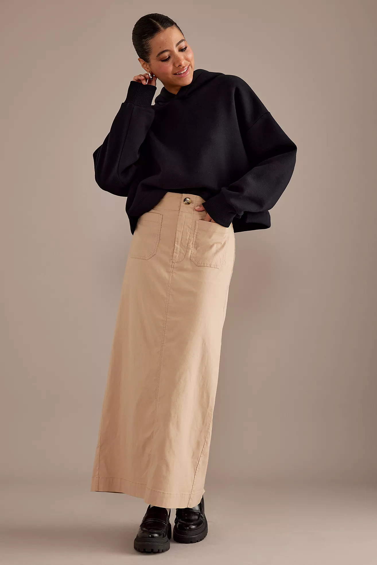 The Colette Maxi Skirt by Maeve | Anthropologie (US)