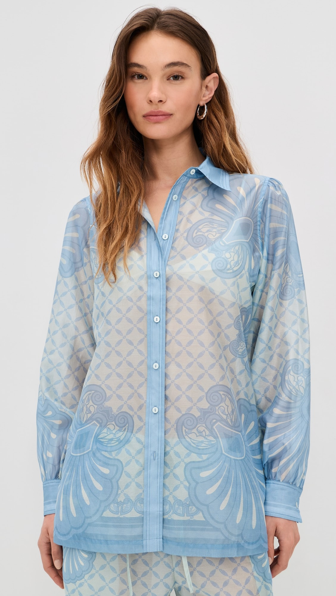 Shani Shemer Susan Button Down Shirt | Shopbop | Shopbop