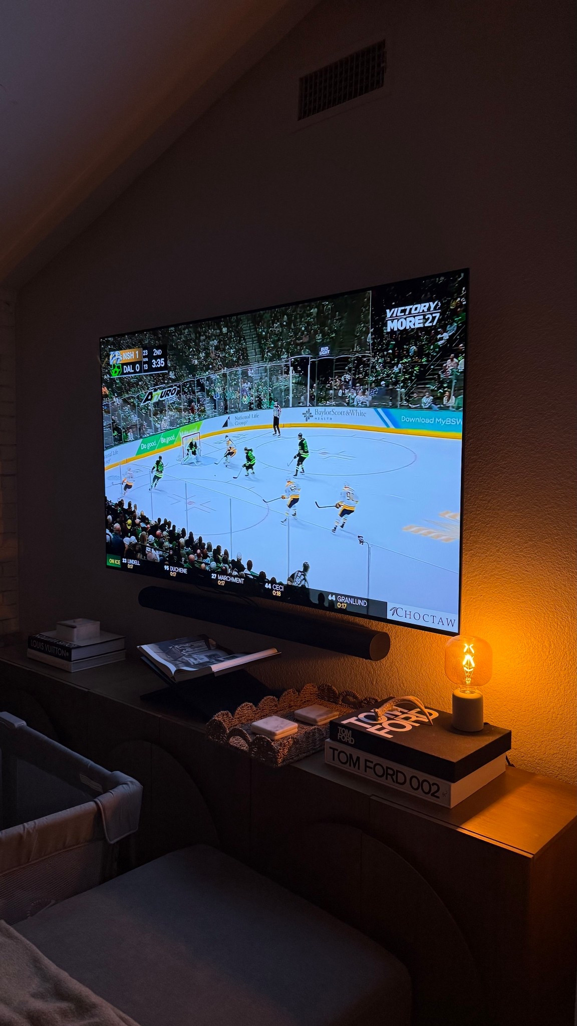 Cozy living room set up. Everyone always asks where the lamp is from.. 

#LTKHome