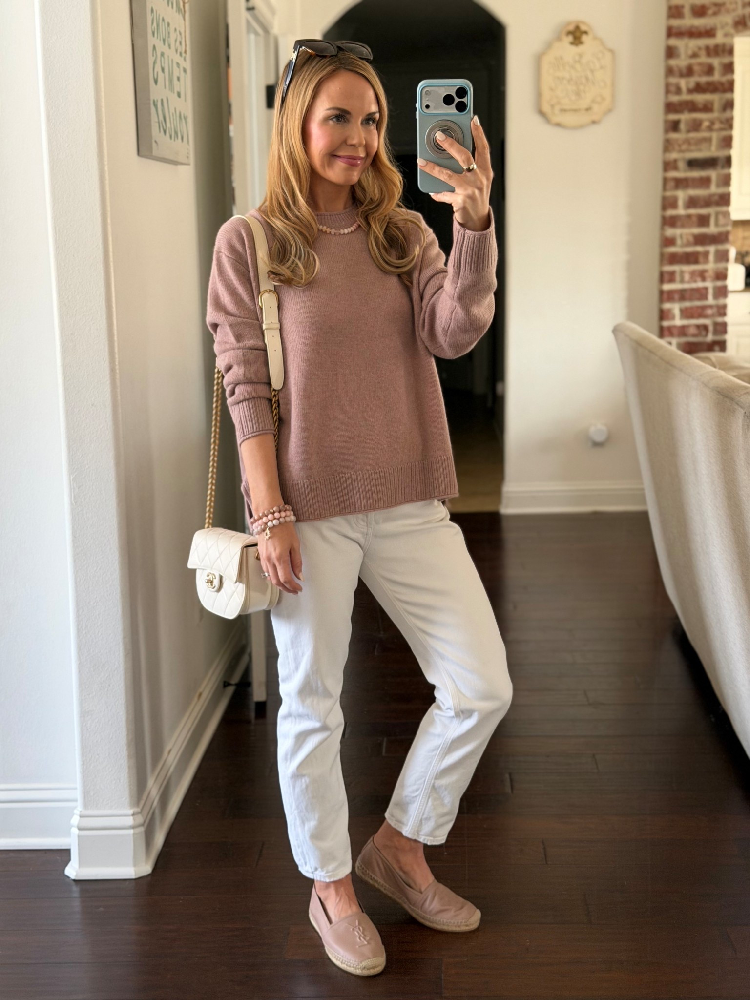Sweater from @Quince ! Such a great Spring layer!

#LTKPetite #LTKWorkwear #LTKootd