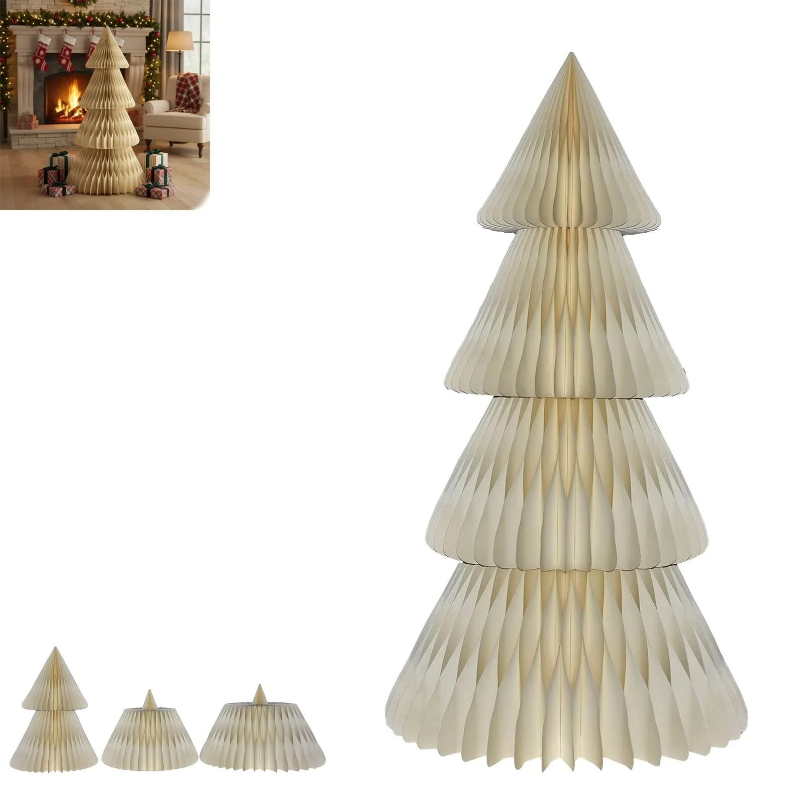 5ft Paper Honeycomb Tree, Charming Elegant Folding 3D Honeycomb Tree Design, Effortless Assembly ... | Walmart (US)