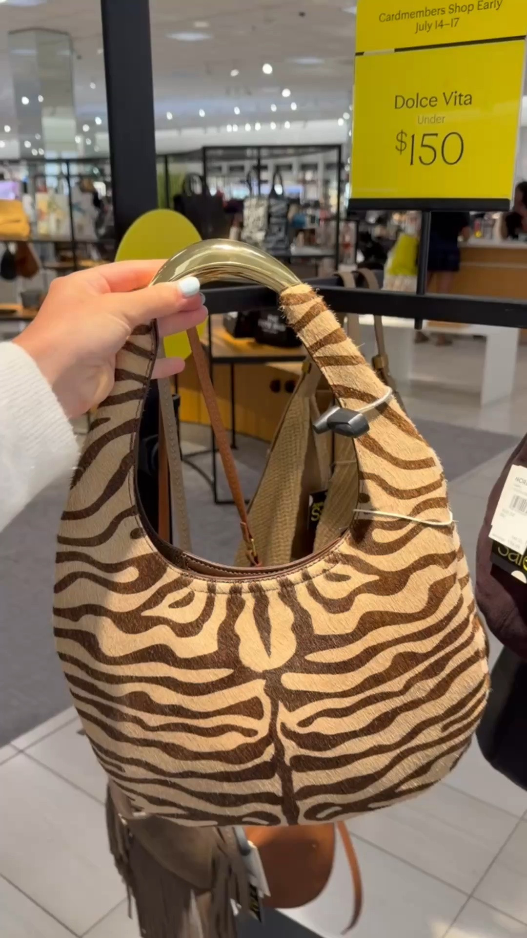 If you’re looking to add a fun accessory to your wardrobe, this zebra print shoulder bag is such a good pick. The shape feels modern while the print adds just enough personality to any neutral outfit. It’s one of my favorite statement bags from the Nordstrom Anniversary Sale.

#LTKootd #LTKgrwm #LTKSaleAlert