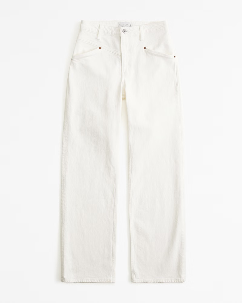 Women's High Rise 90s Relaxed Jean | Women's Clearance | Abercrombie.com | Abercrombie & Fitch (US)