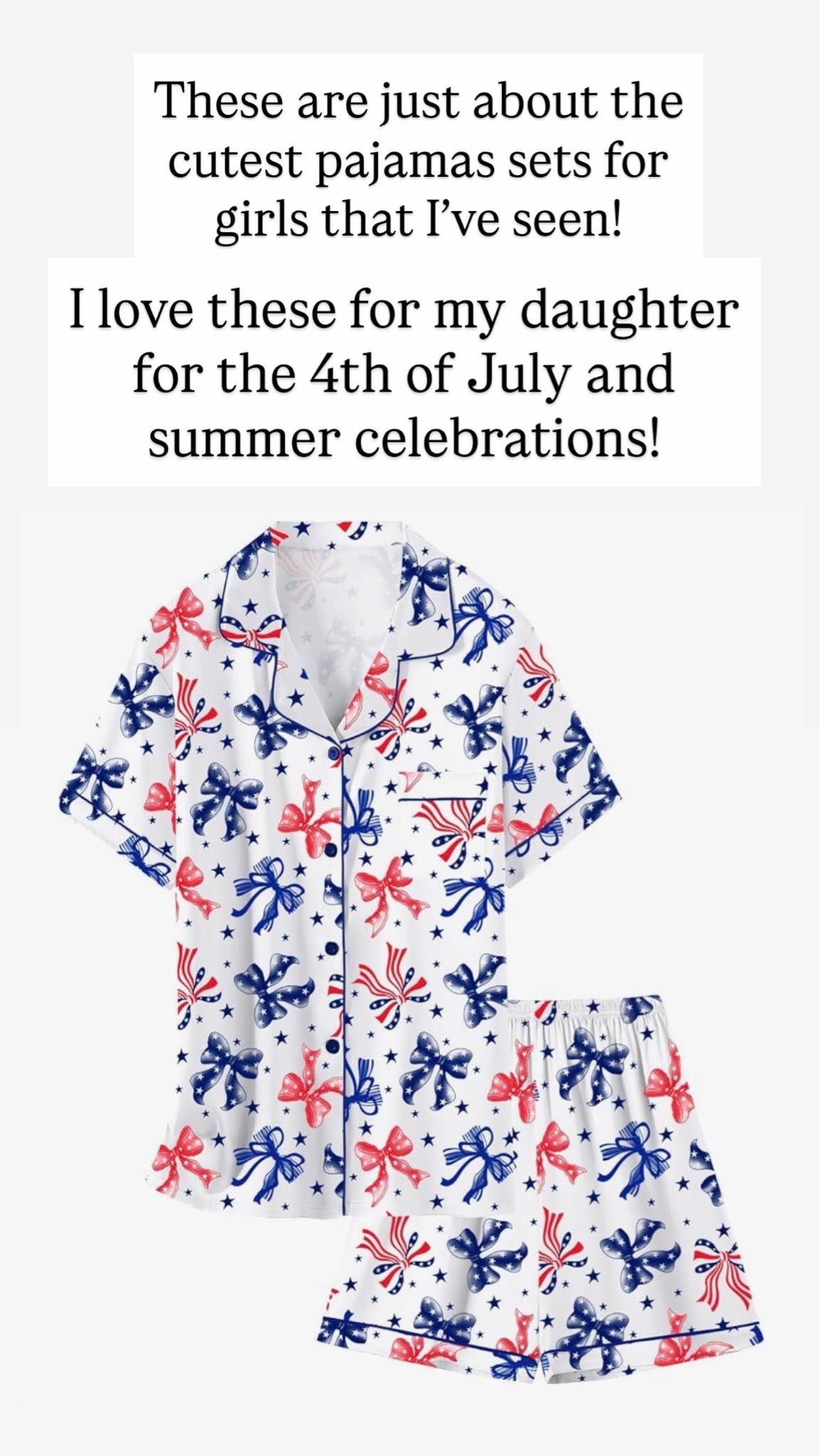 The cutest 4th of July pajamas for girls! Oh my goodness! Love them! ❤️

#LTKKids