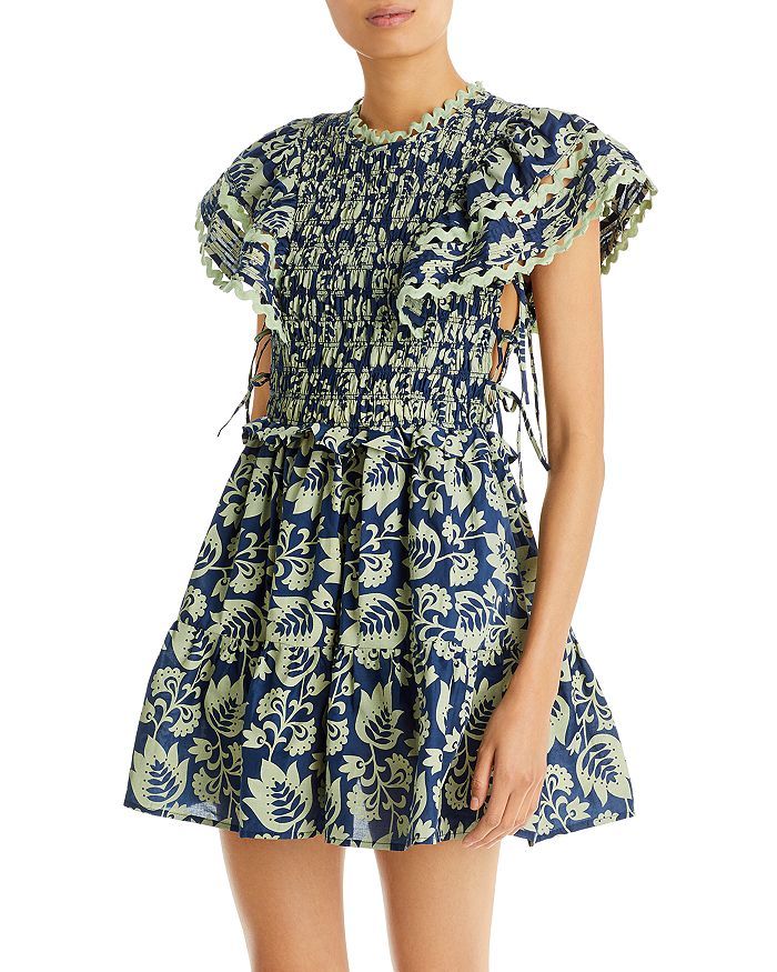 Linda Printed Smocked Dress | Bloomingdale's (US)