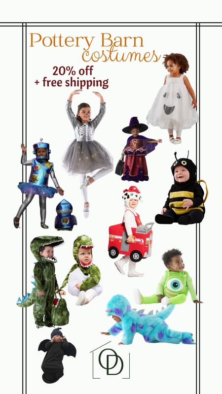 The cutest Halloween costumes for babies, toddlers and kids (parent costumes too!) are all 20% off now, plus free shipping. 

Disney Costumes, Monsters Inc. Costumes, Baby Onesie Costume, Pottery Barn, Robot Costume, Glow in the Dark Costumes, Light Up Costumes, Dinosaur Costume, Bumble Bee Costume, Paw Patrol Costumes, Witch Costumes, Kids Hocus Pocus Costume, Ghost Costume, Bat Costume, Infant Costume, Skeleton Ballerina Costume

#ltksalealert #freeshipping

#LTKfamily #LTKkids #LTKHalloween