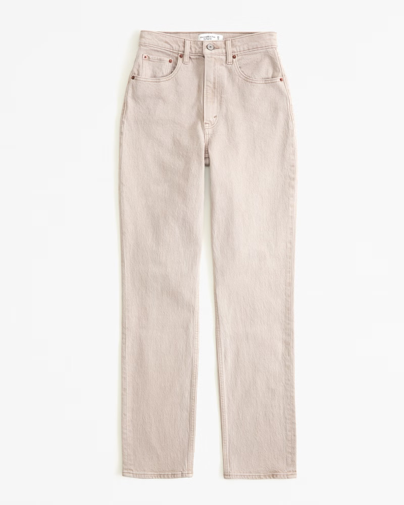 Women's Curve Love Ultra High Rise 90s Straight Jean | Women's New Arrivals | Abercrombie.com | Abercrombie & Fitch (US)