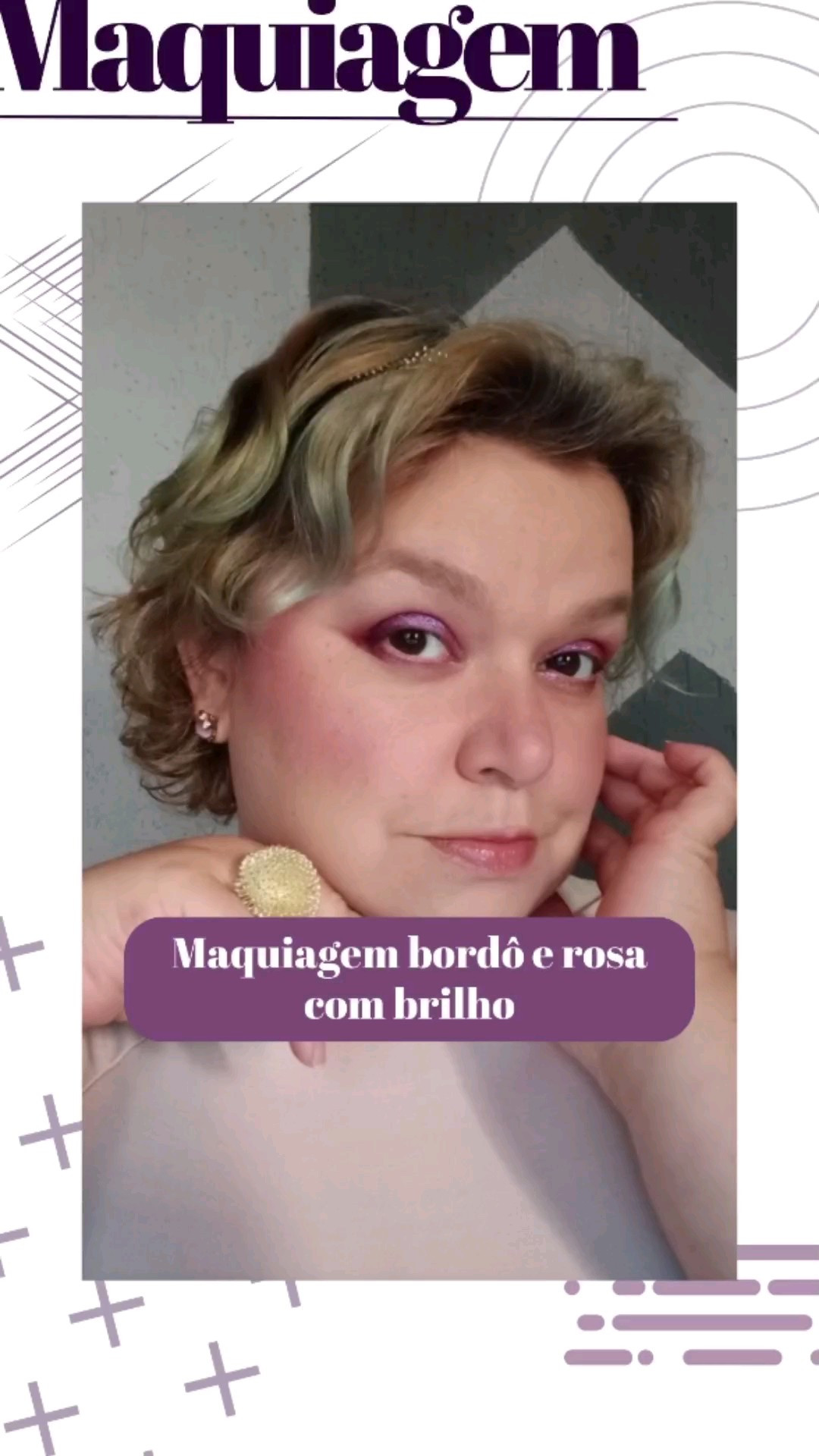 Vamos de maquiagem nos tons de rosa e bordô? É claro que tem brilho pq a ideia é que não seja tão basiquinho e queremos brilhar nas festas de final de ano..Usei a paleta de sombras Disney 100 de BT#Maquiagem #MaquiagemRosa #MaquiagemColorida 

#LTKbrasil #LTKbeleza