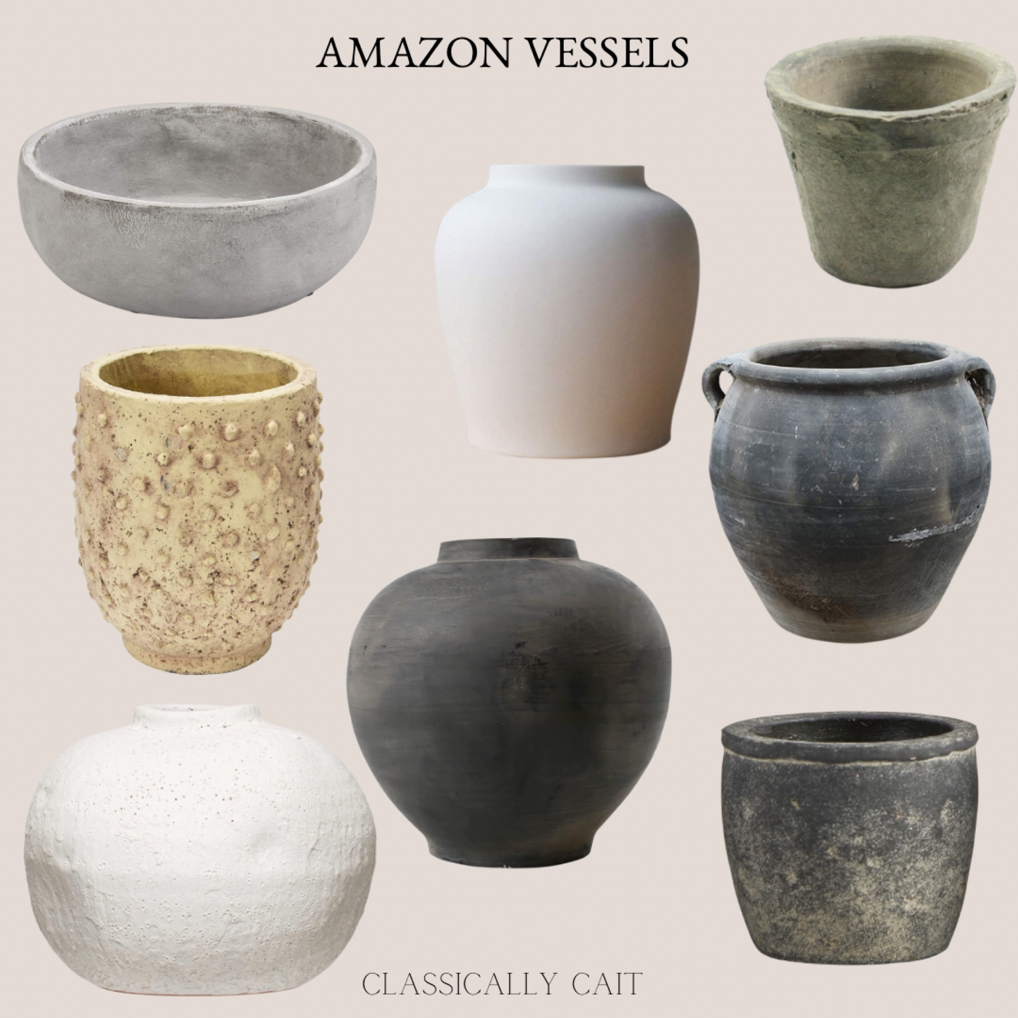 Loving these Amazon vessels they are the perfect addition to any space! #amazonfinds #amazonhomedecor #claypot 

#LTKhome #LTKFind