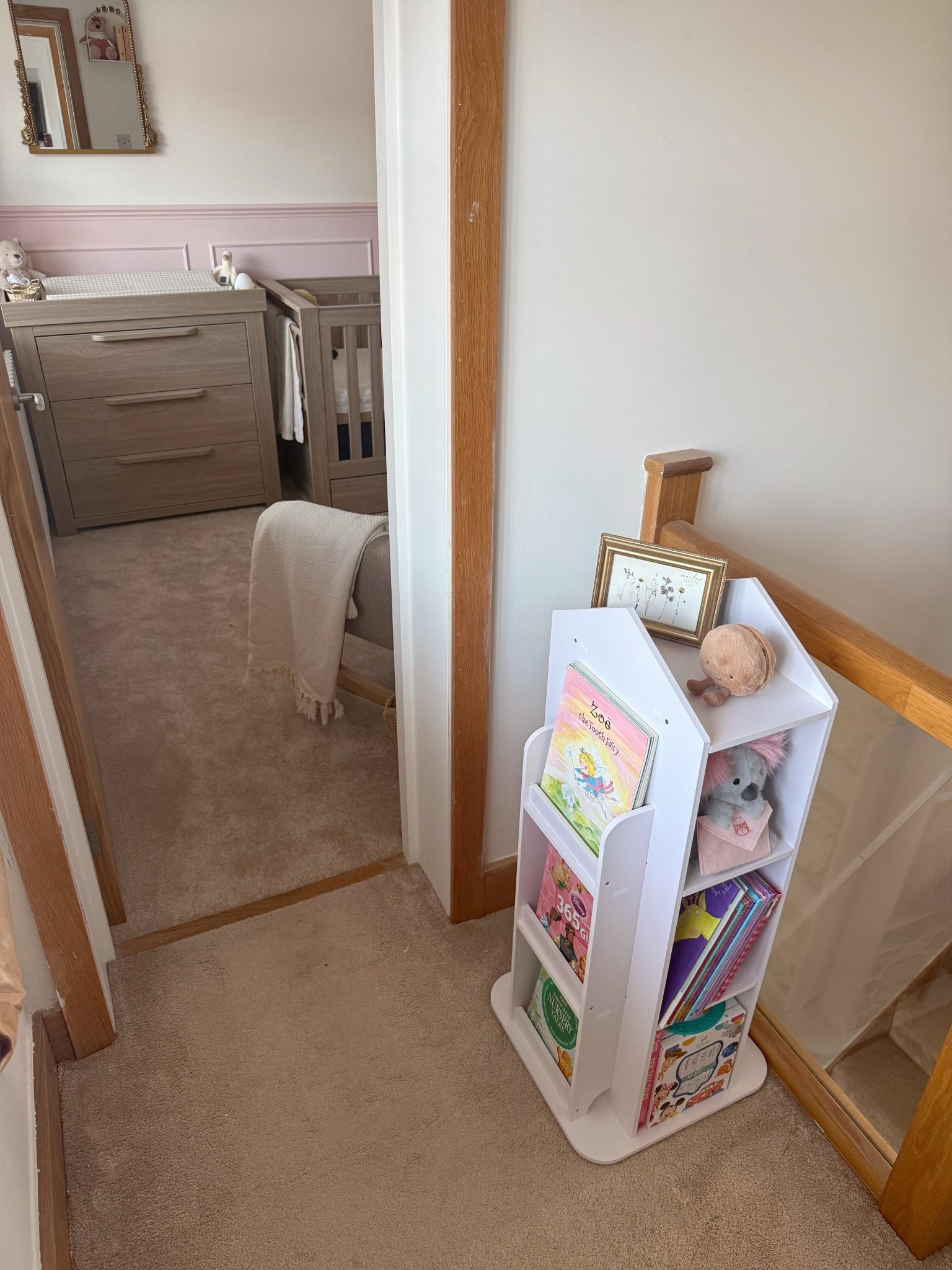Bookcase for baby girl 🙌🏻 it holds so many books, perfect for all ages. 
#nursery #bookcase #library #home 

#LTKuk #LTKhome #LTKfamily
