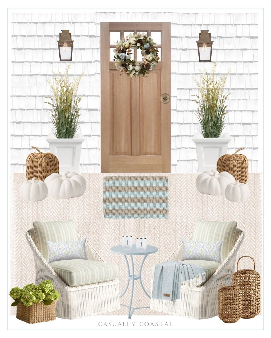 Fall Porch Design

Coastal porch, fall home decor, fall porch, fall decor, Williams Sonoma outdoor chair, outdoor porch furniture, striped outdoor chair, bistro side table, pumpkin patch faux wreath and garland, fall wreath, faux hydrangea bundle, seagrass tapered basket, rattan pumpkin, outdoor large pumpkin, ceramic pumpkin, artificial grass plant, tapered planter, wayfair rug, outdoor rug, neutral rug, coastal rug, indoor/outdoor rug, lobster rope doormat, coastal doormat, paisley lumbar pillow, coastal throw blanket, outdoor lantern, corkcicle stemless wine tumbler, pottery barn lantern, flickering flawless wax pillar candle

#LTKHome #LTKSeasonal