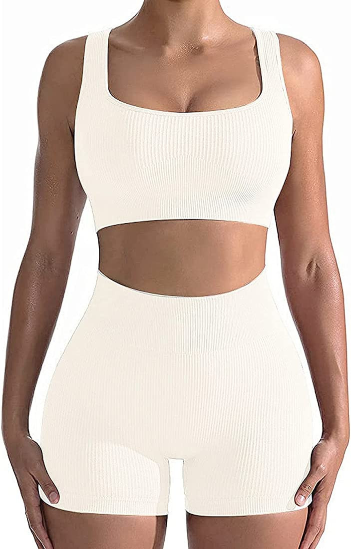 Workout Sets for Women 2 Piece, Cute YOGA Workout Set, Two Piece Workout Outfits,2 Pack | Amazon (CA)