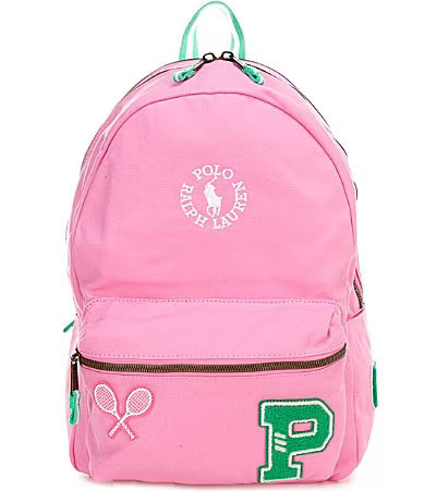 Polo Ralph Lauren Youth Varsity Backpack - Laguna Pink | Dillard's