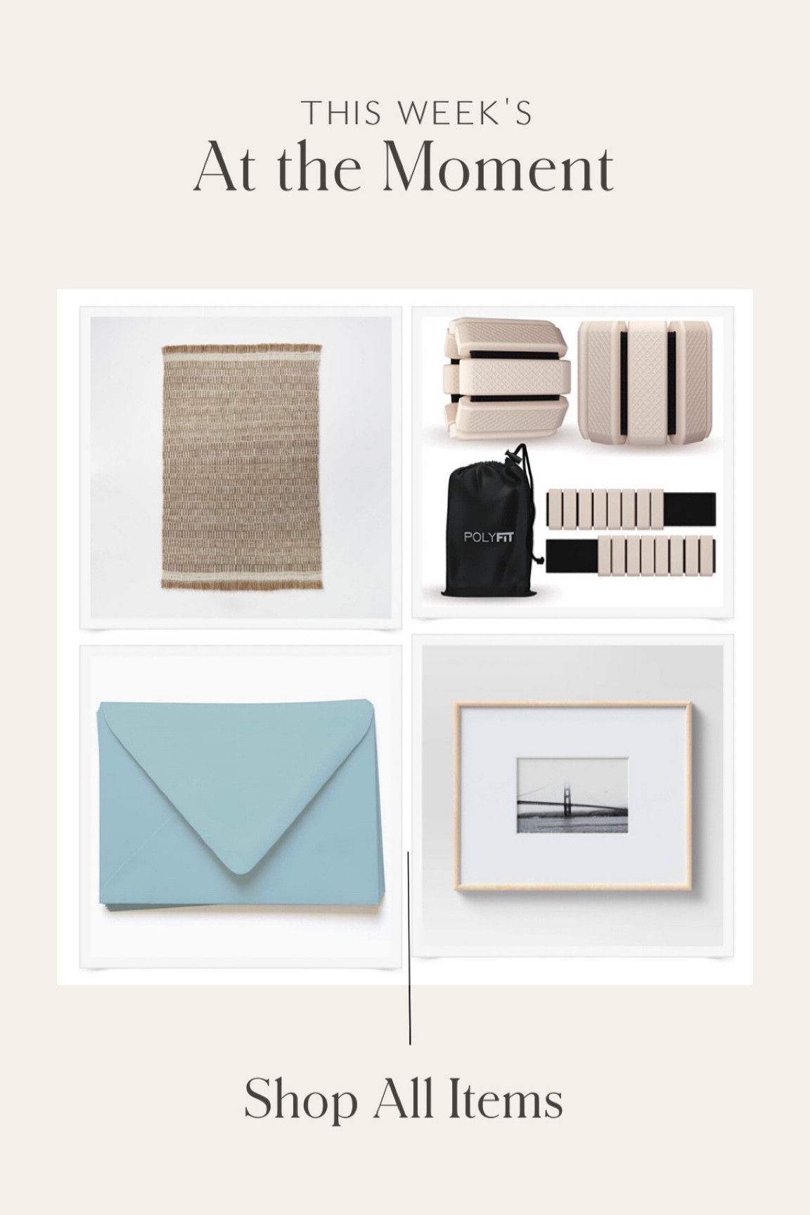 This weeks items that I’m loving at the moment to inspire your home, fashion style, well-being, health and overall lifestyle!
•
•
•
Target jute rug, target home finds, amazon finds, ankle weights, nude weights, stationary, amazon home, wide mat frame, wood frame 

#LTKunder50 #LTKsalealert #LTKhome