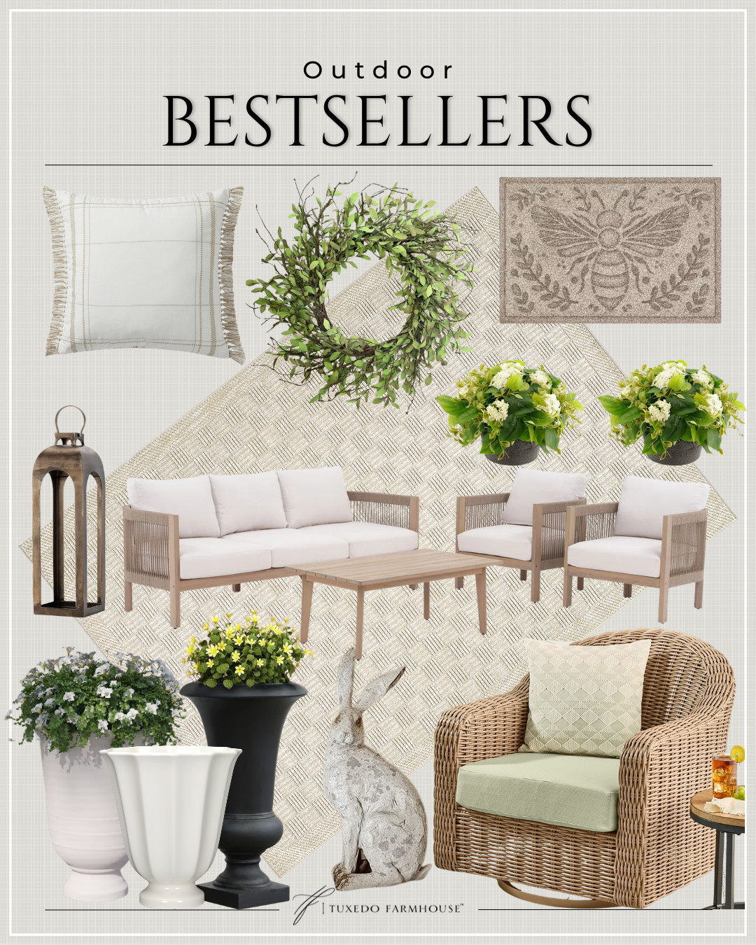 Your outdoor refresh just got easier 🌿✨

These bestselling patio finds are the perfect mix of cozy + classic—think comfy seating, timeless textures, and all the pretty accents to bring your space to life 🤍 From layering rugs to adding greenery and warm lighting, it’s everything you need to create your dream outdoor setup this season ☀️

Save this for your next porch or patio refresh 🌼

#LTKhome #outdoorliving #patiodecor #amazonhome #springstyle #backyardinspo #cozyhome 

 