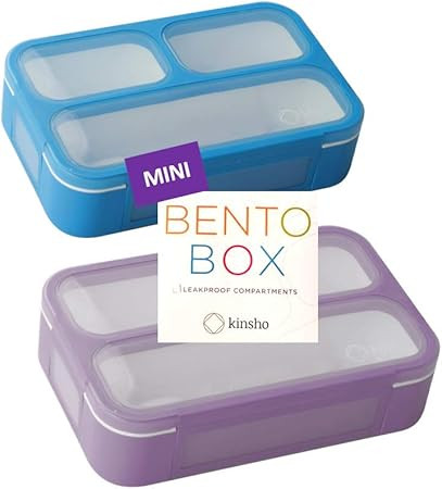 Snack Containers for Kids Toddlers Baby Adults | MINI Bento Lunch-Box | SMALL Bento-Box Portion C... | Amazon (US)