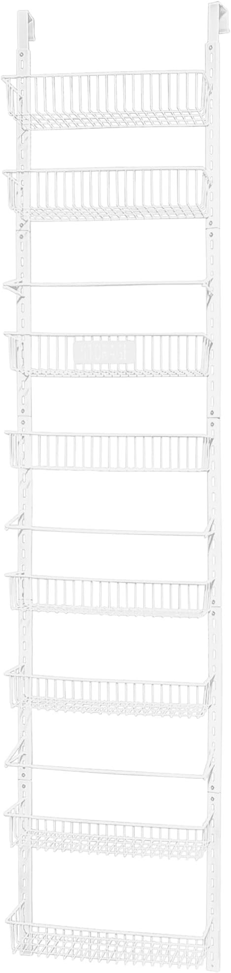 Aconfei Over The Door Pantry Organizer, 8-Tier Pantry Door Organizer Rack, Wall Mounted Heavy-Dut... | Amazon (US)