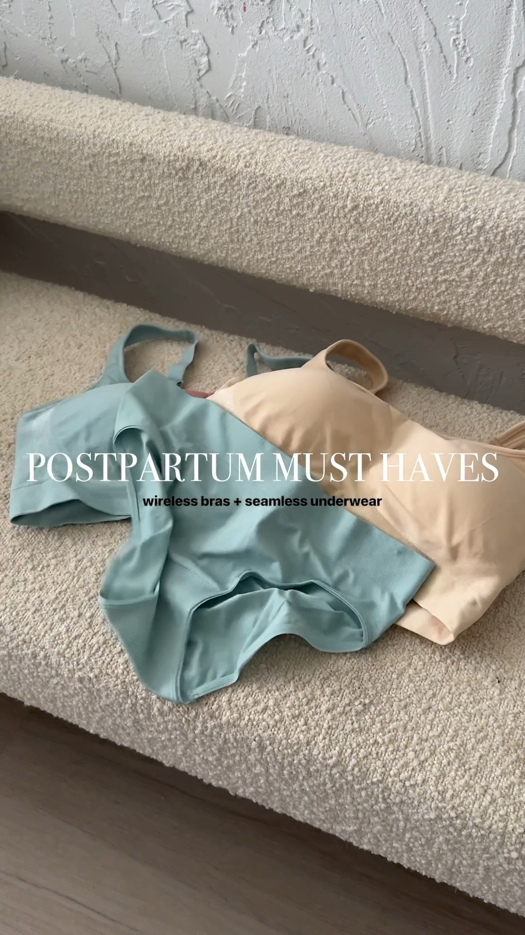 Springy undergarments from @shapermint 🌸🩵 — perfect for mixing + matching during postpartum! Wearing the Shapermint Essentials Everyday Comfort Straps Wireless Shaping Bra and Truekind® Ultra-Soft Essentials Brief in colors Rose Tan + Soft Sea — their stretchy, breathable fabric provides all day comfort designed for every body type. Take advantage of their warehouse sale [up to 70% off!] and use code SAMANTHASHM20 for 20% off! 

#shapermint #truekind #underweartryon #brareview #seamlessunderwear #springessentials #postpartum

#LTKBump #LTKFindsUnder100 #LTKSaleAlert