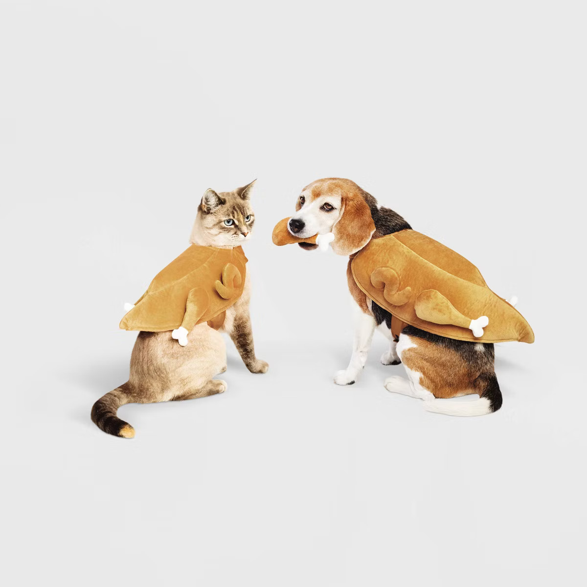 Halloween Full Body Turkey Dog and Cat Costume with Turkey Leg Toy - Hyde & EEK! Boutique™ | Target