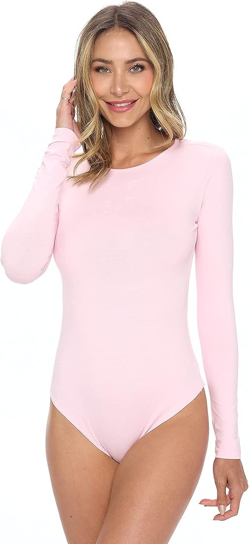 Natural Uniforms Long Sleeve Body Suit-Breathable Cotton Stretch | Amazon (US)