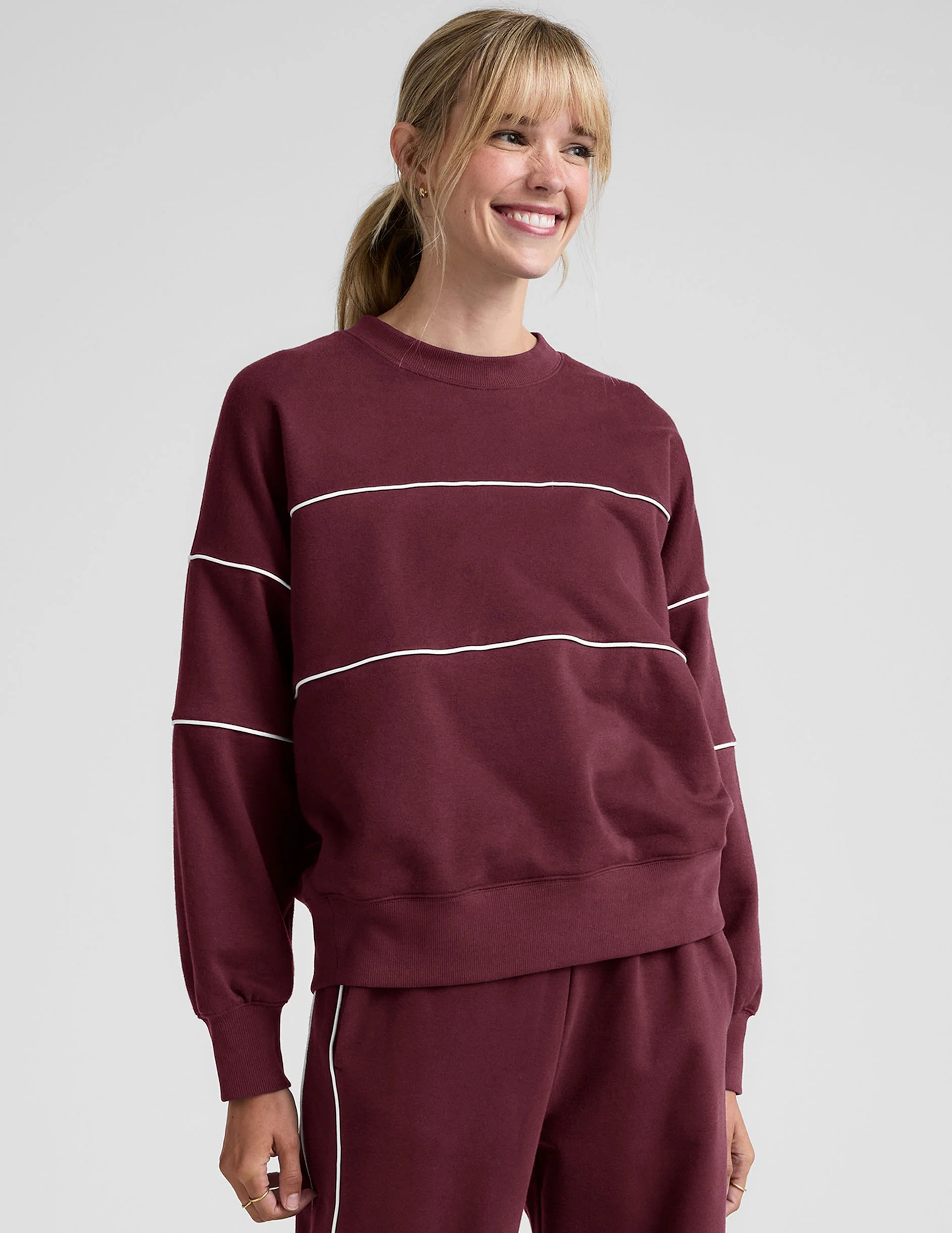 LuxeFleece Piper Oversized Sweatshirt | Beyond Yoga | Beyond Yoga