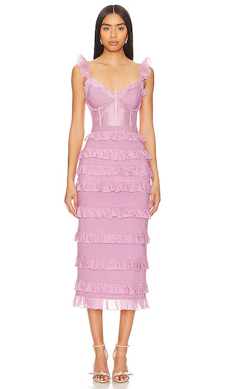 Fiorenza Dress in Mauve Mist | Revolve Clothing (Global)