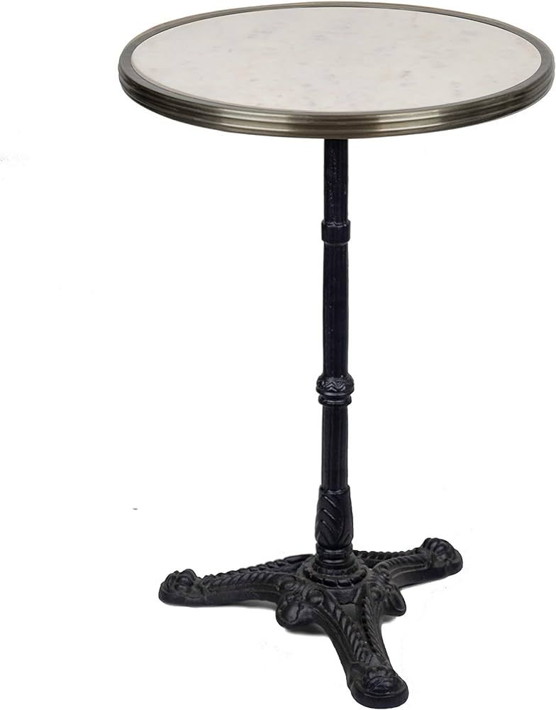 White Marble French Bistro Table, 20" Absinthe & Home | Amazon (US)