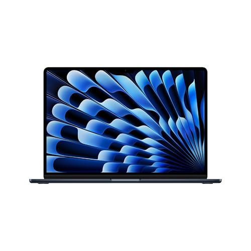 Apple 2025 MacBook Air 15-inch Laptop with M4 chip: Built for Apple Intelligence, 15.3-inch Liquid Retina Display, 16GB Unified Memory, 512GB SSD Storage, 12MP Center Stage Camera, Touch ID; Midnight | Amazon (US)