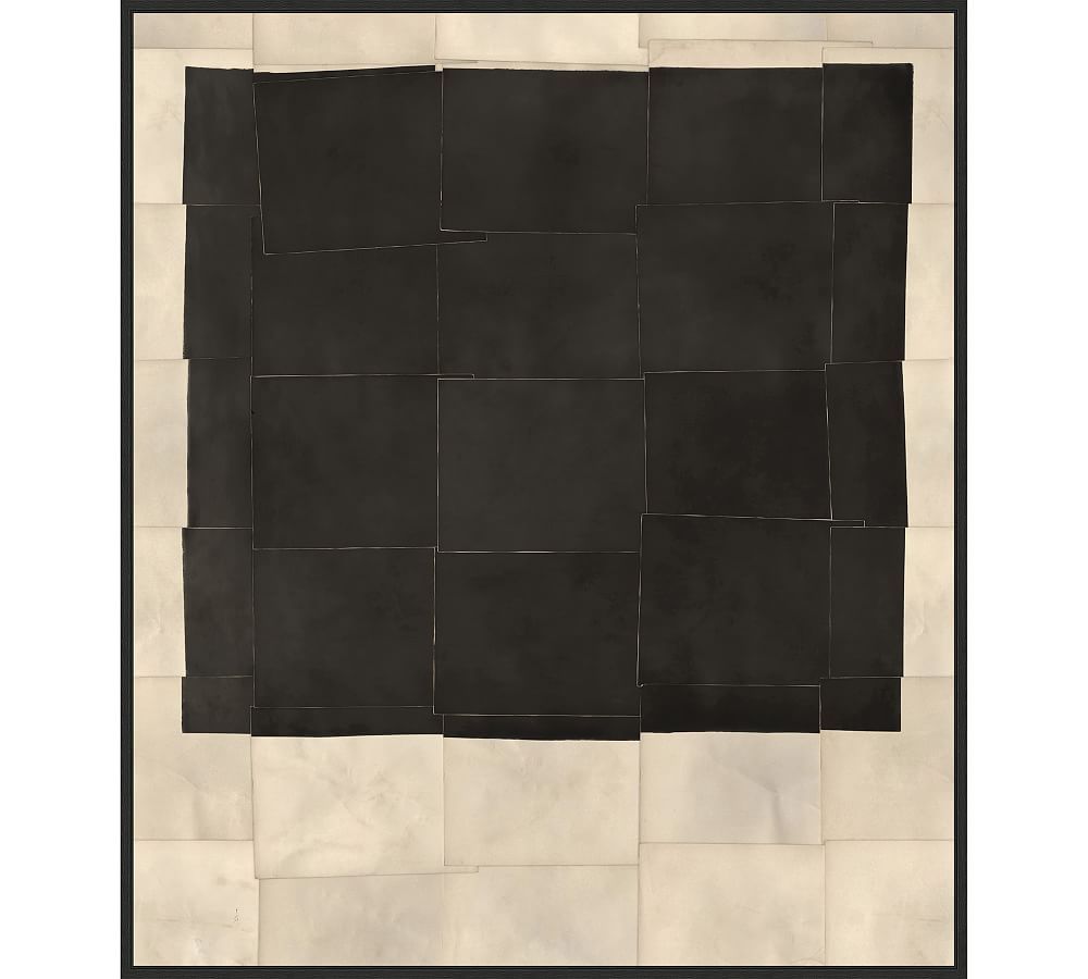 Overlay Abstract Framed Canvas | Pottery Barn (US)