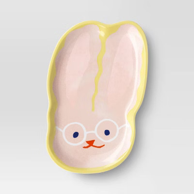 6.4" Melamine Figural Easter Bunny Dinner Plate - Room Essentials™ | Target