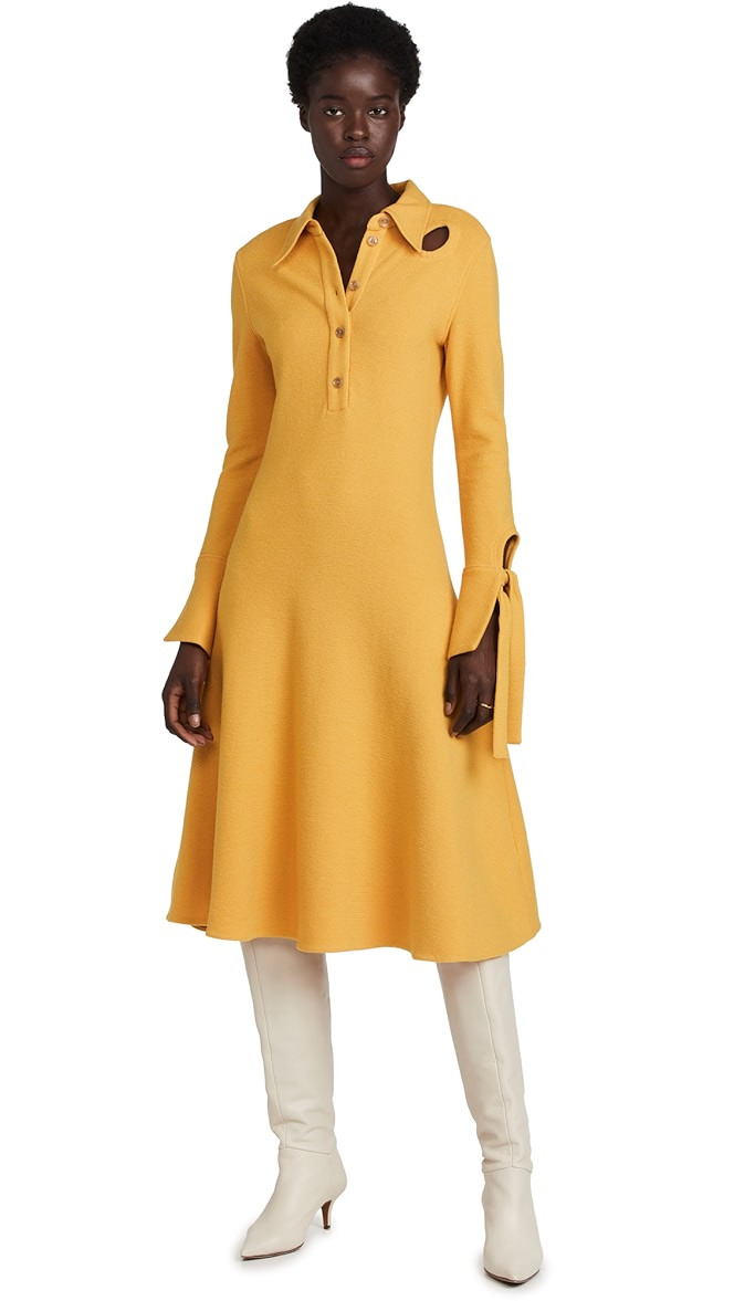 Wool Blend Flare Shirtdress | Shopbop