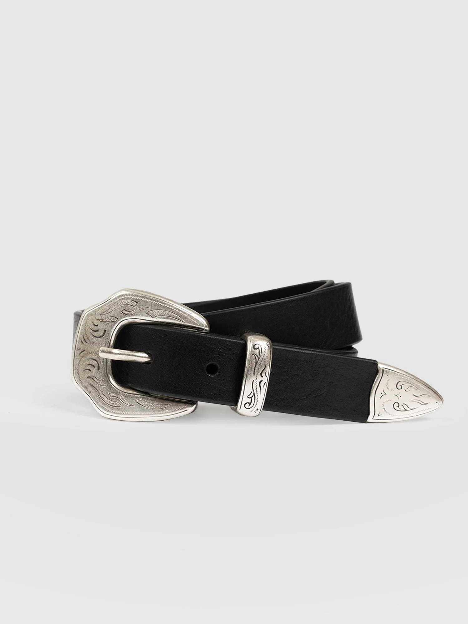 Western Belt - Black | Saint + Sofia